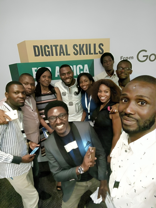 Participants at the Google digital skills programme in Port Harcourt